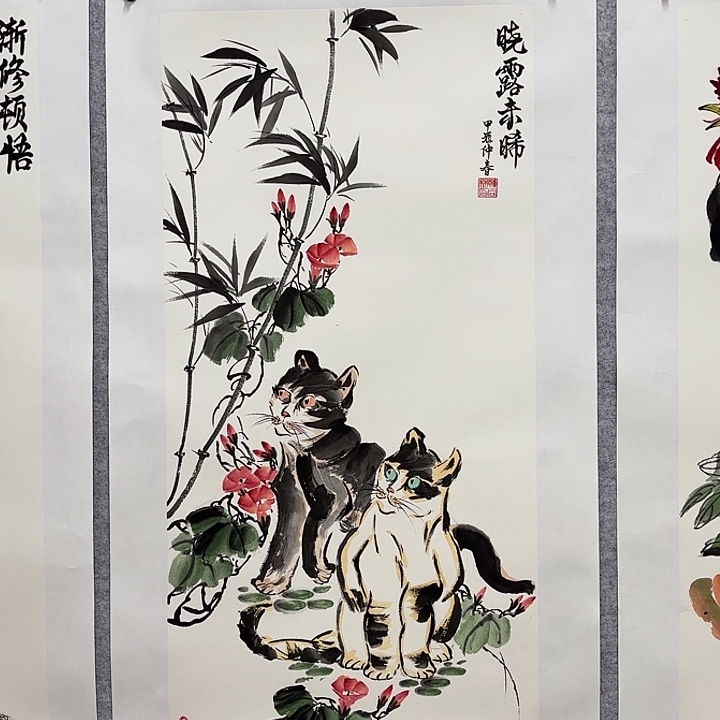 国画花鸟等动物为主料制作100.50