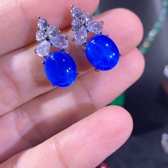 红宝石银S925镶嵌颈饰