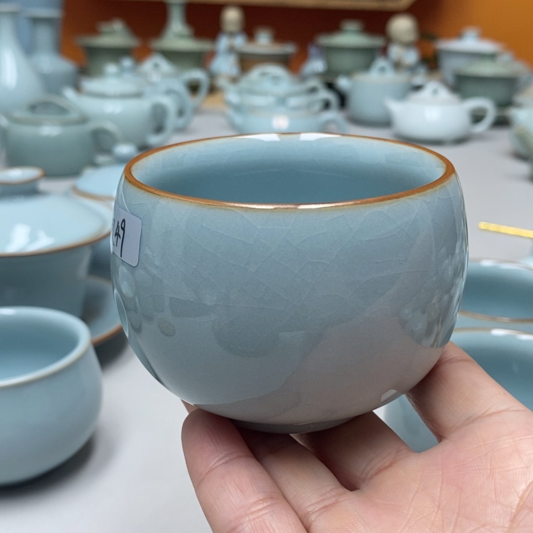 微瑕支钉龙蛋杯无礼盒