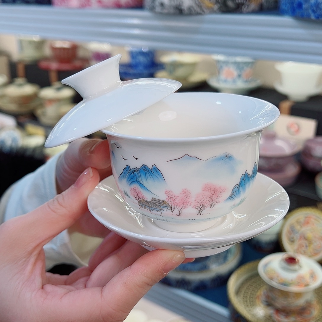 你家盖碗很精致，我超喜欢