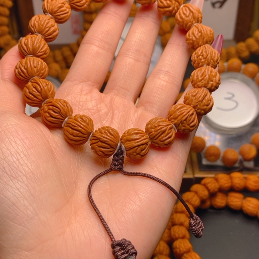 【闪购商品】桃核手串龙文桃核14