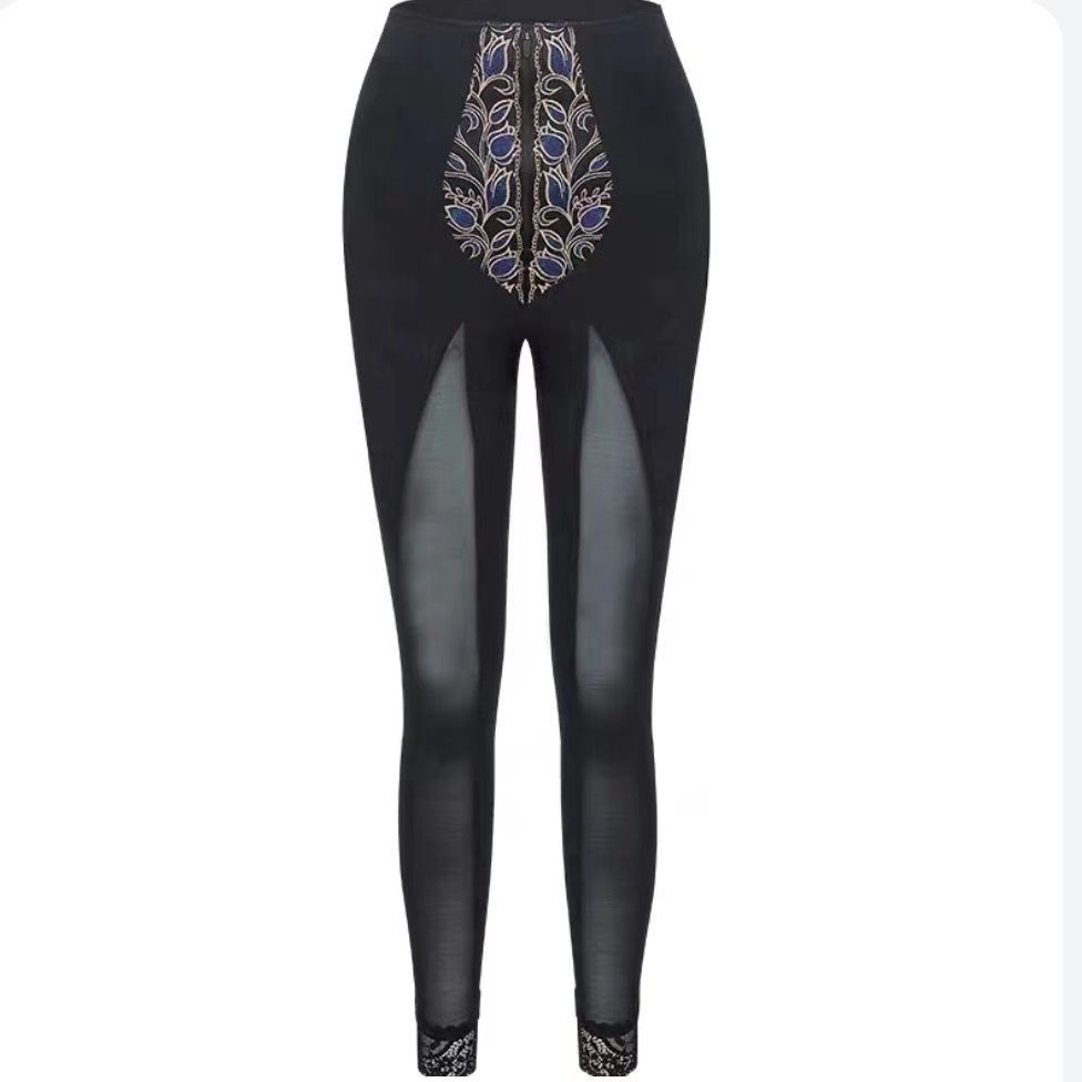 婷漫逸舒语 身材管理器美体修身塑身调整型显瘦 高腰拉链长裤