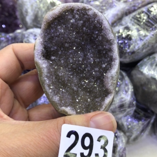 紫晶天然水晶摆件未镶嵌