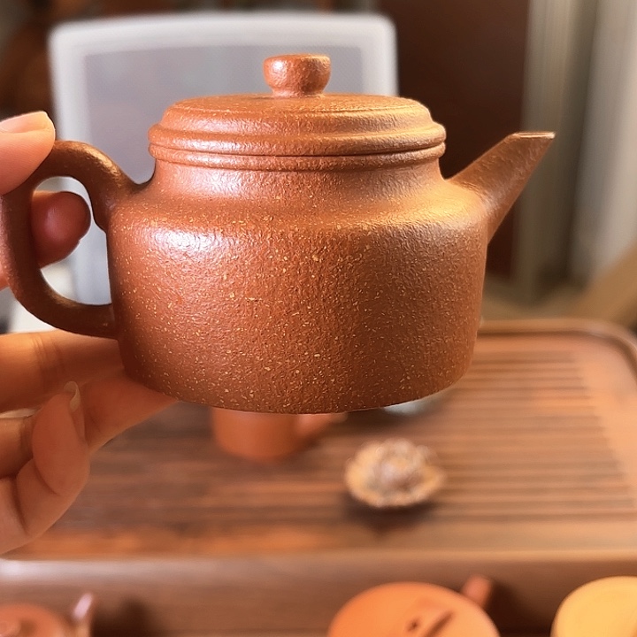 紫砂半手工红将坡德中180c