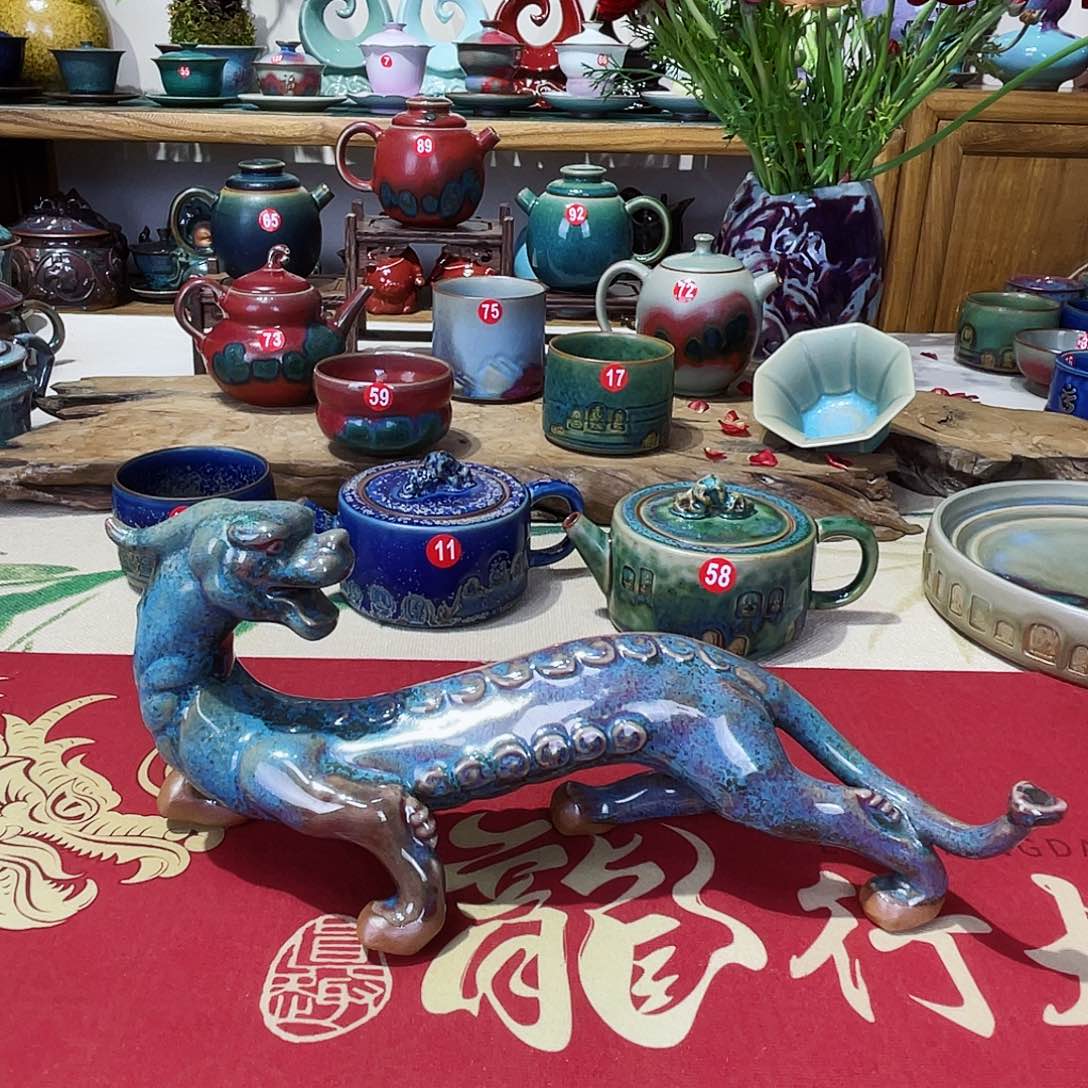 壶禹州钧瓷艺术作品