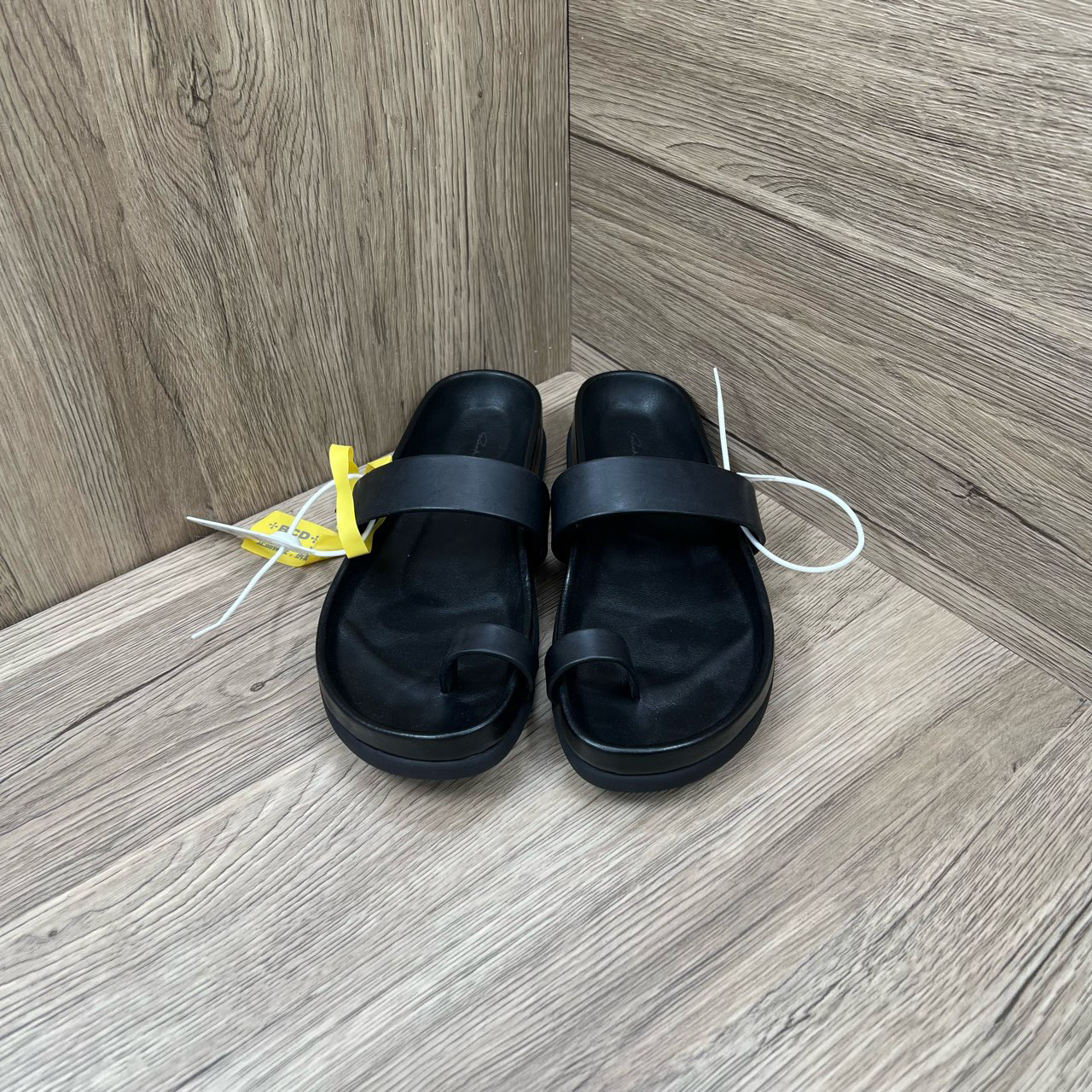 Rick Owens RO 瑞克·欧文斯 黑色夹趾一字拖鞋 40码/99新/原盒