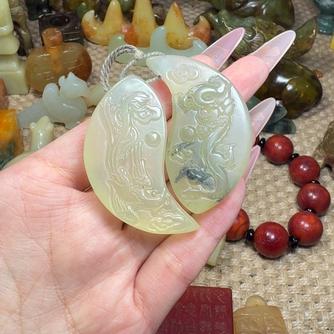 吊坠白玉菩提挂件