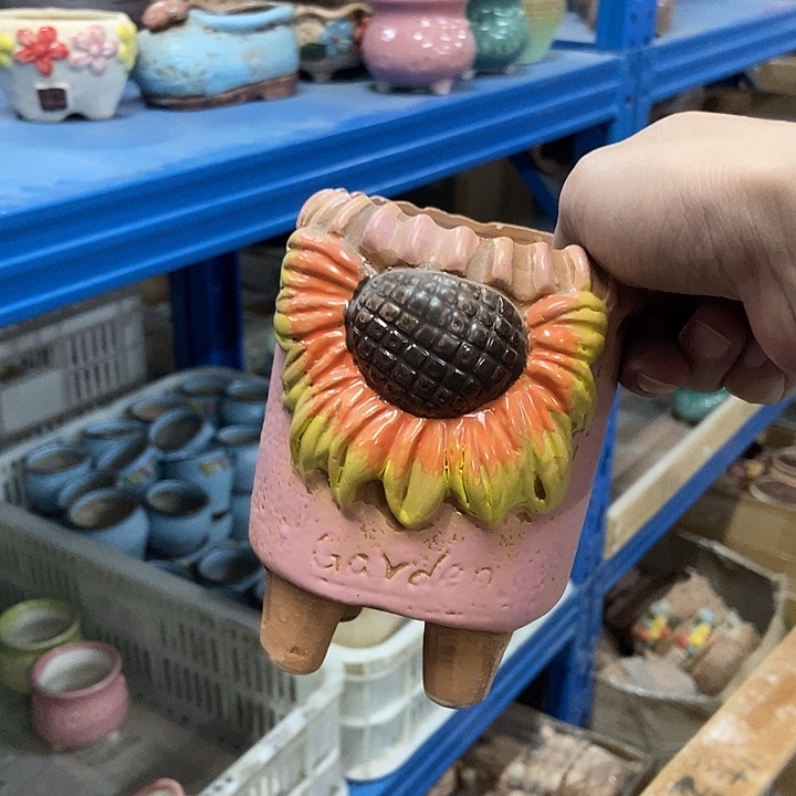 花盆单场满9.9发货9*13粉