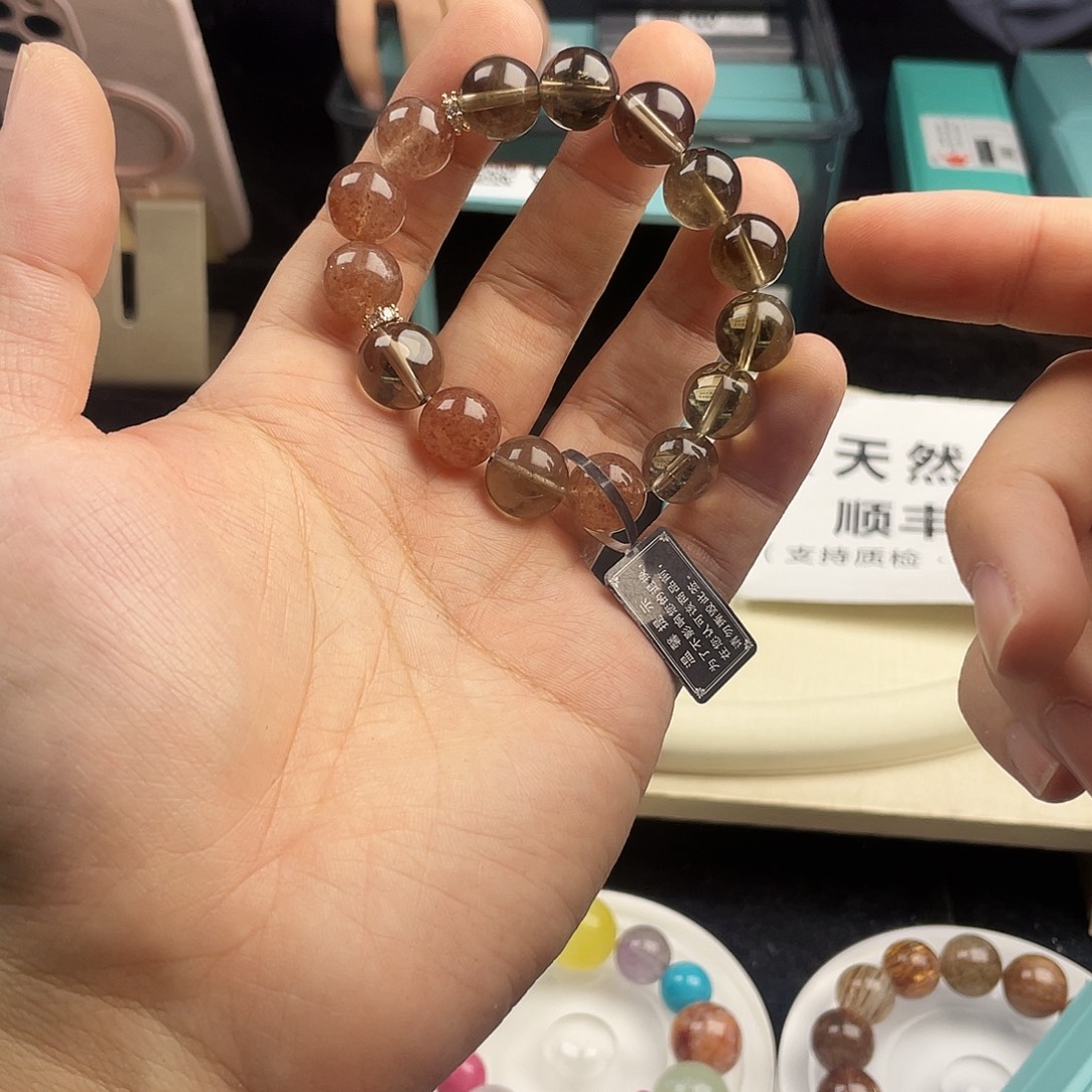 水晶手链银S925镶嵌