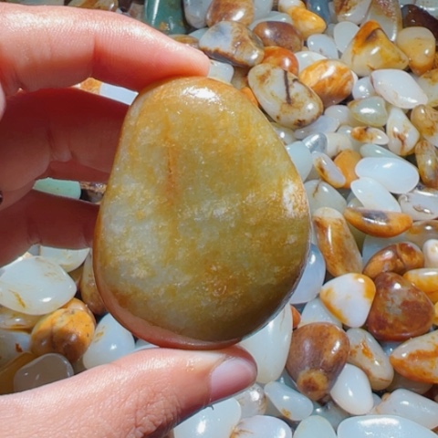 和田玉（糖玉）手链未镶嵌5