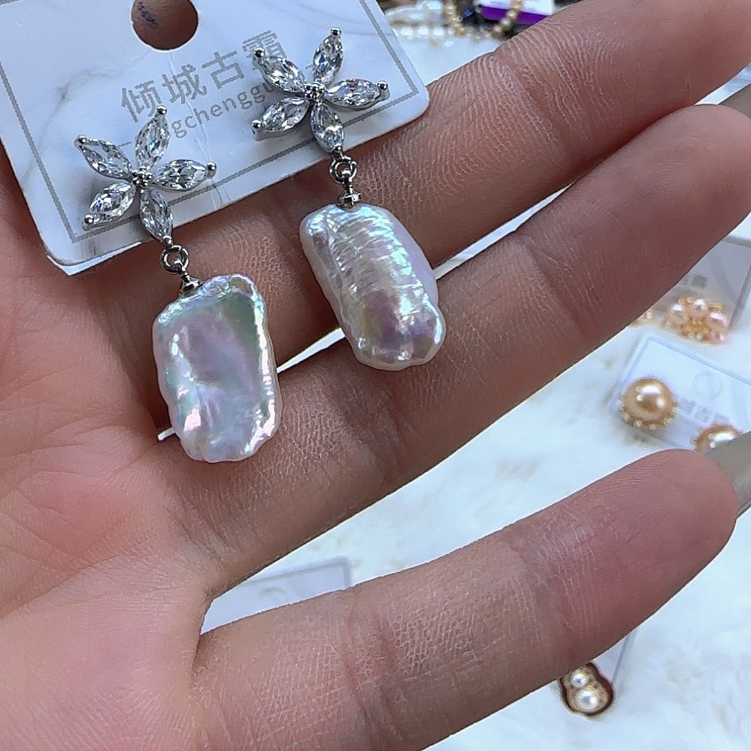 银S925镶嵌项链定制多样性发货发其一216淡水珍珠