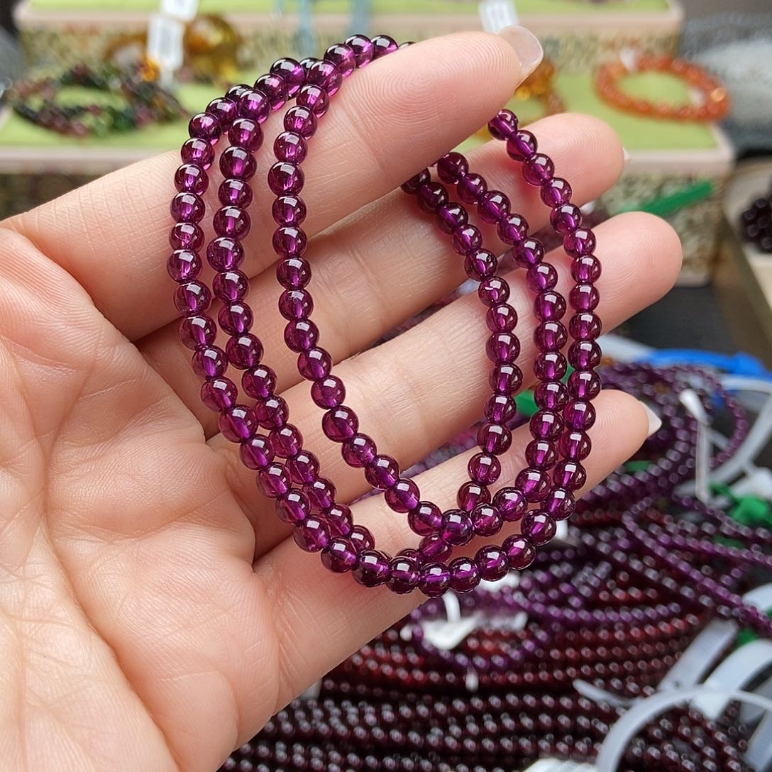 手串未镶嵌石榴石手串4:6