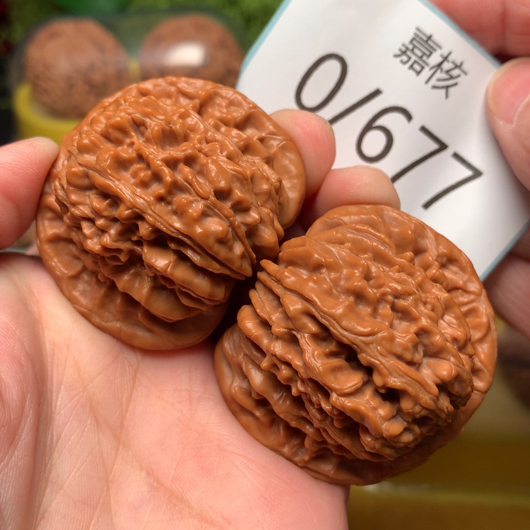 文玩核桃把件汉高楼44