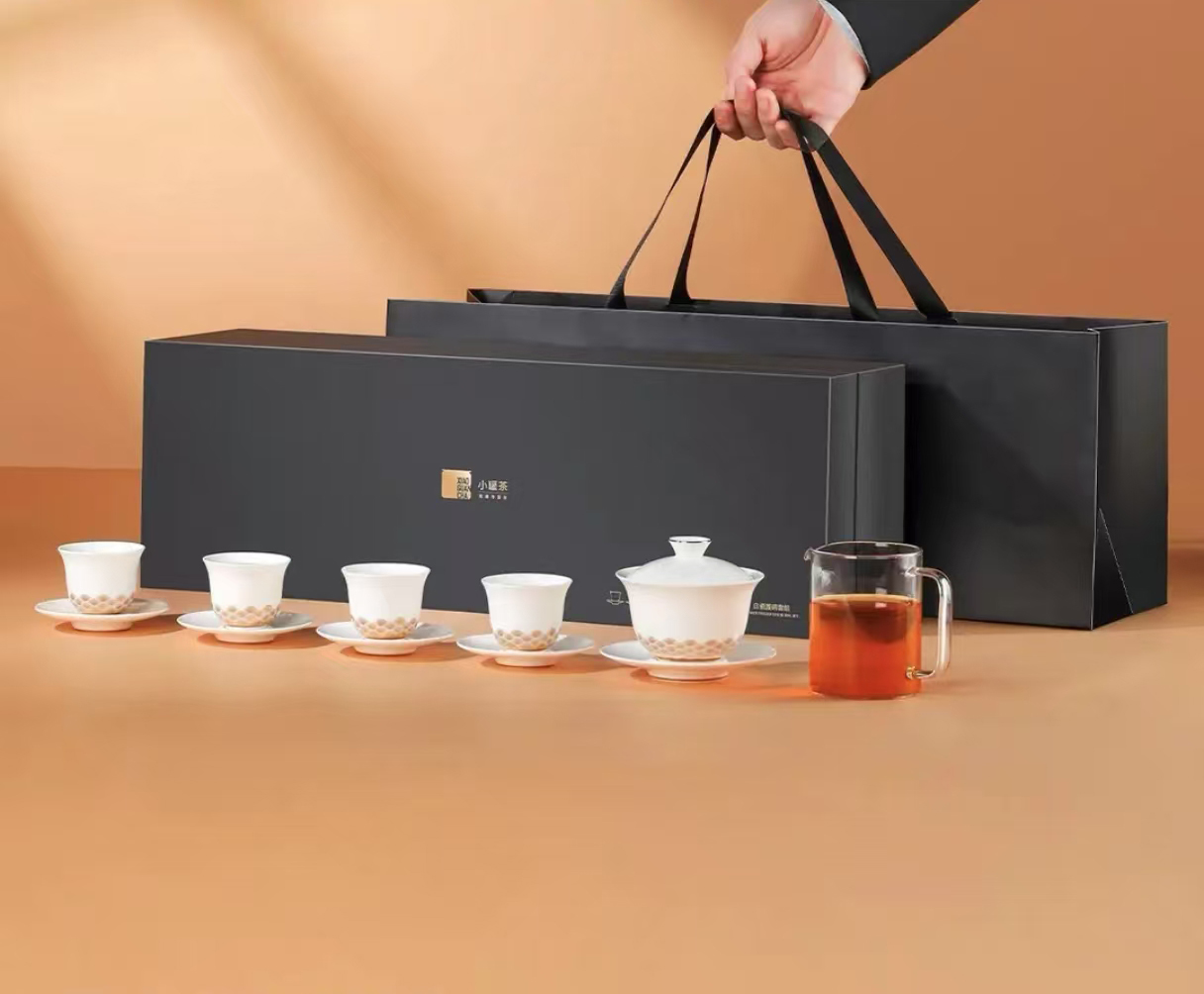 小罐茶 浩影 白瓷盖碗 白茶 普洱通用