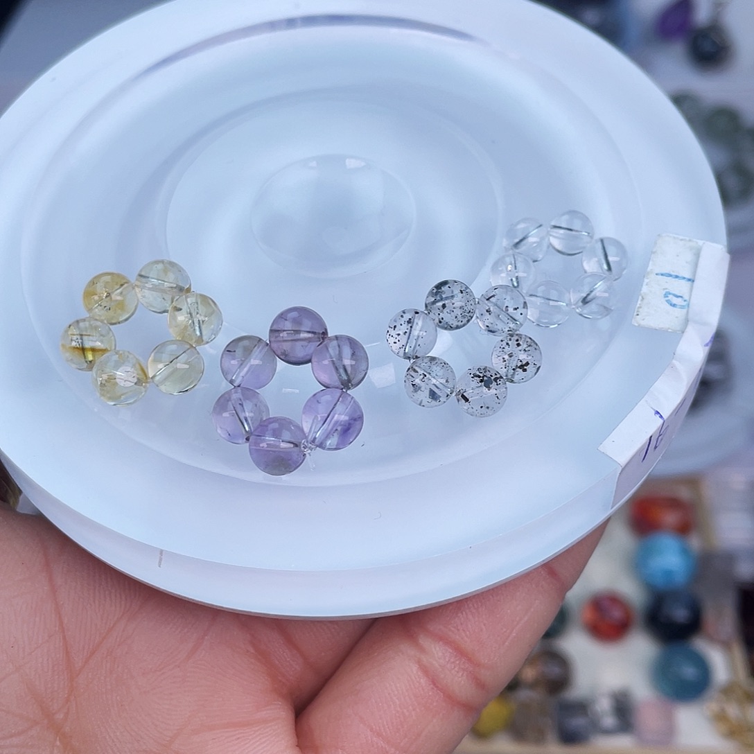 水晶水晶单珠未镶嵌