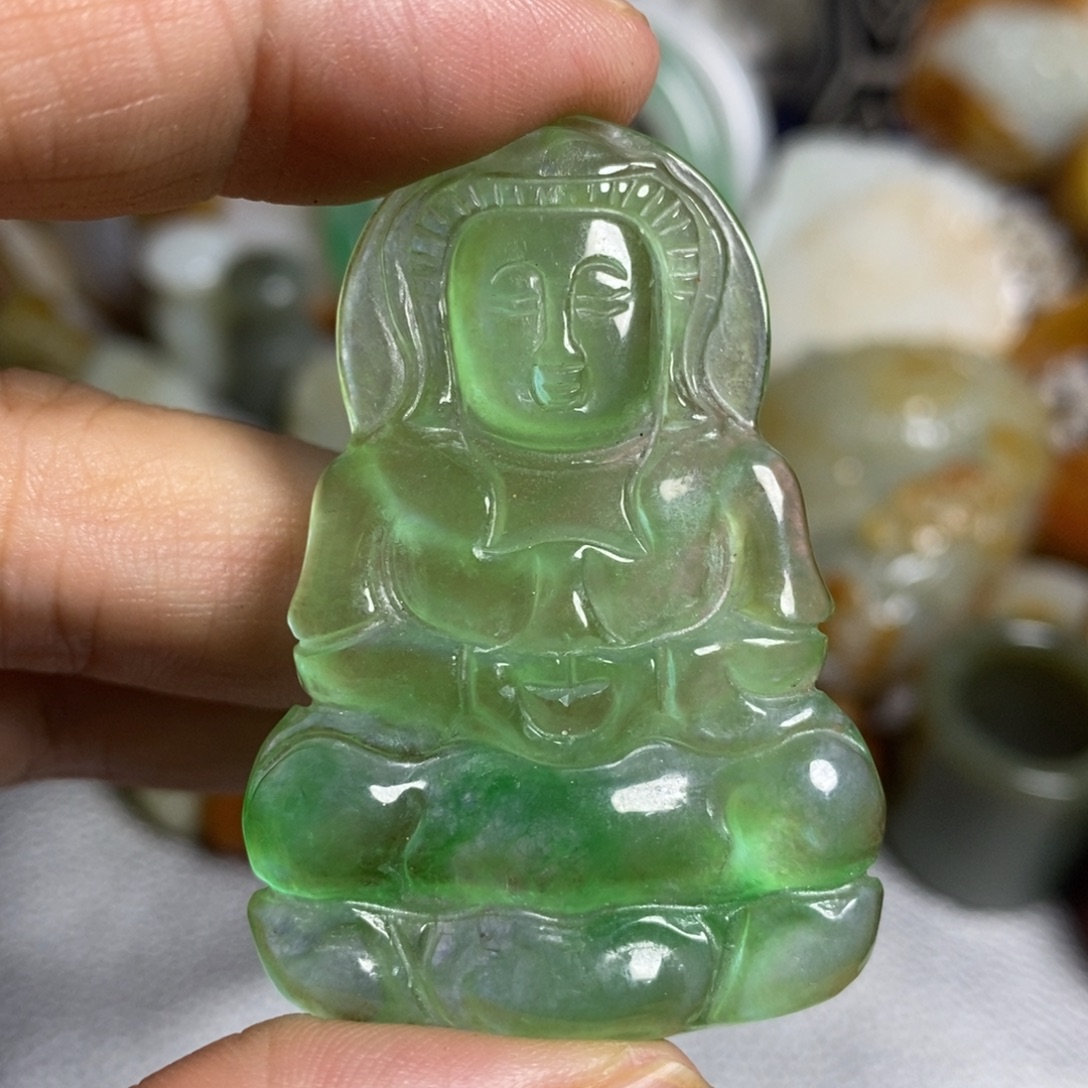 滴血莲花菩提吊坠