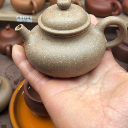 茶壶紫砂青灰段泥容天140豪升左右