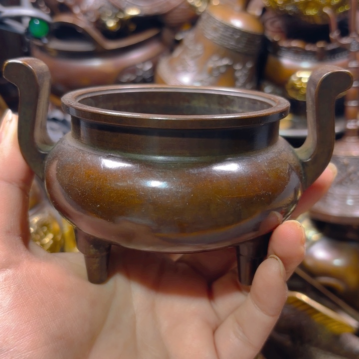 铜器摆件收收藏藏