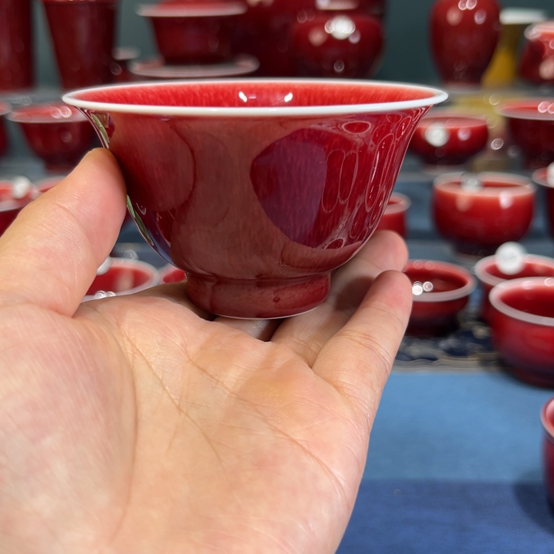 景德镇陶瓷玉兰杯大漏