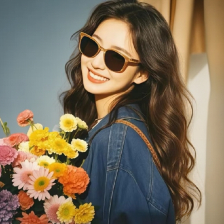 网红爆款时尚百搭太阳镜素颜镜