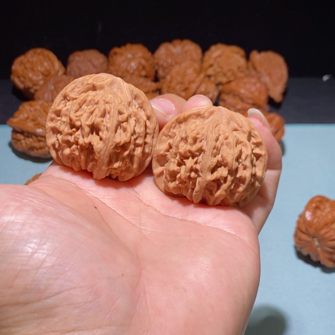 吊坠文玩核桃42尺天地二爷帽