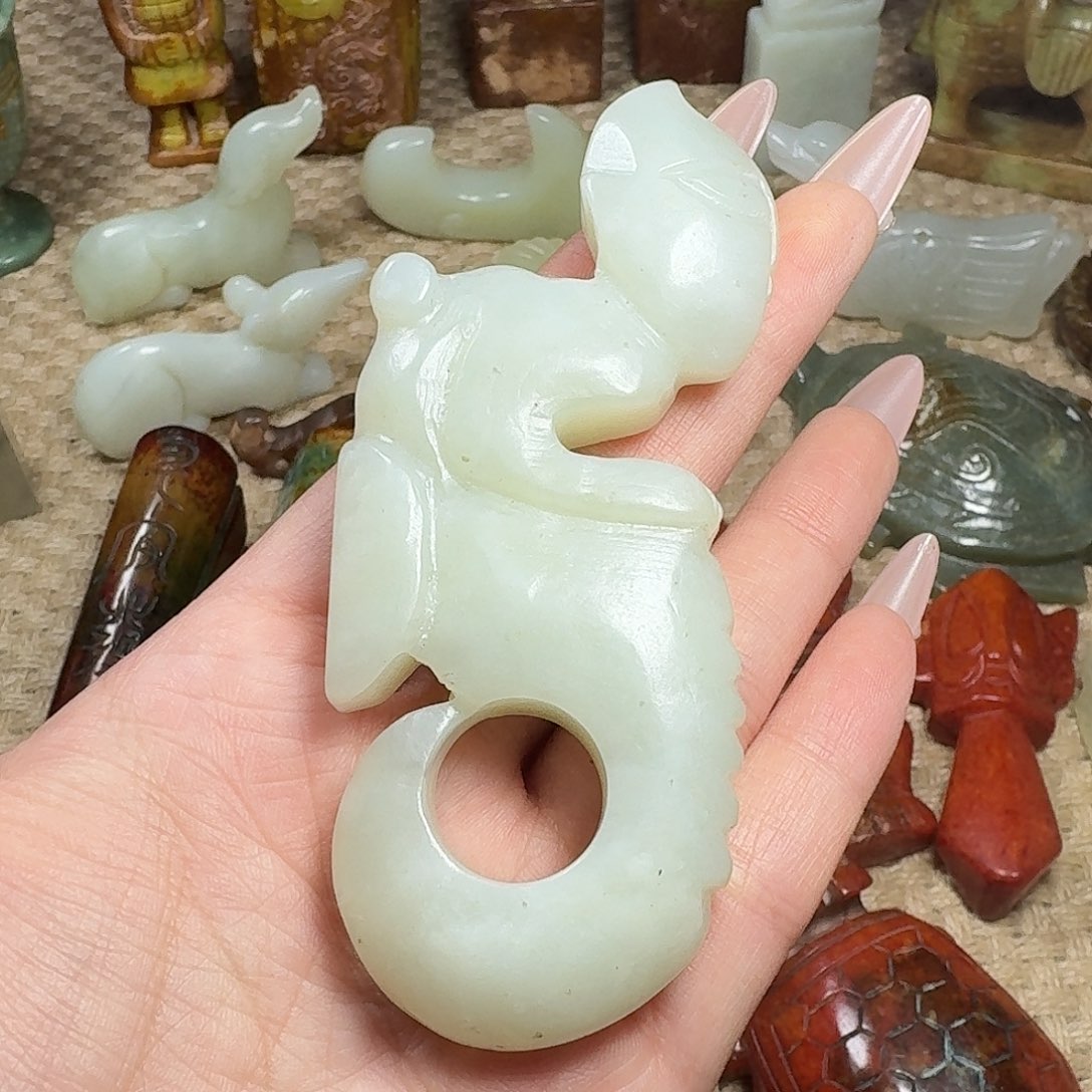 白玉菩提吊坠挂件