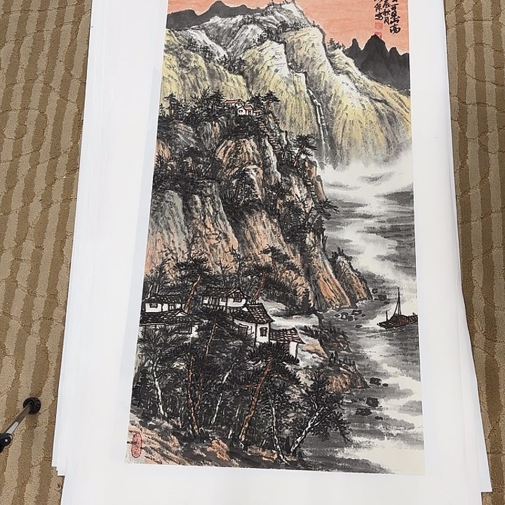 国画花鸟的翅膀是白色和100.50