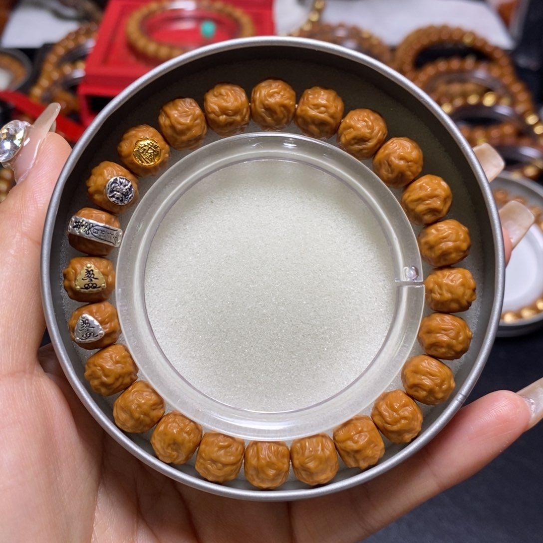 猴头核桃手串五标龙蛇之变尺寸10+全品单号7