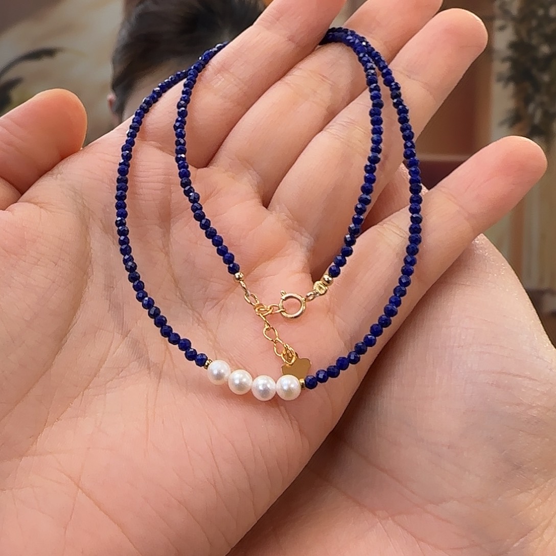 万***妈青金石未镶嵌颈饰