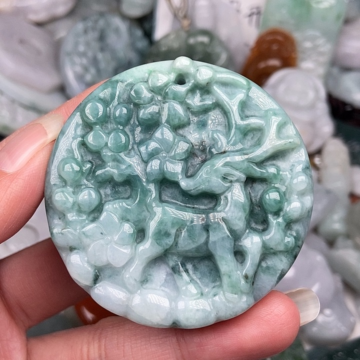 颈饰未镶嵌翡翠翡翠