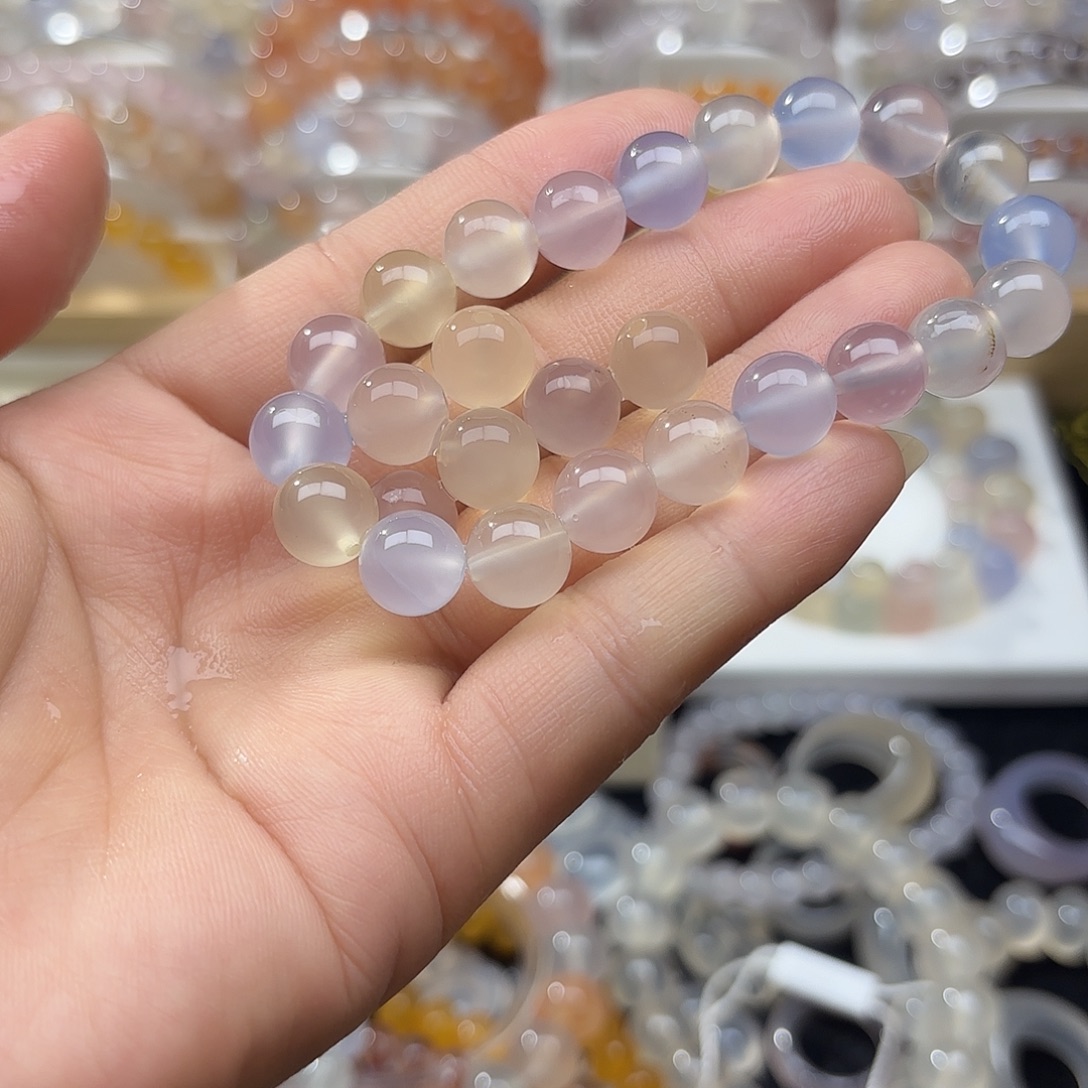 玛瑙/玉髓未镶嵌手链