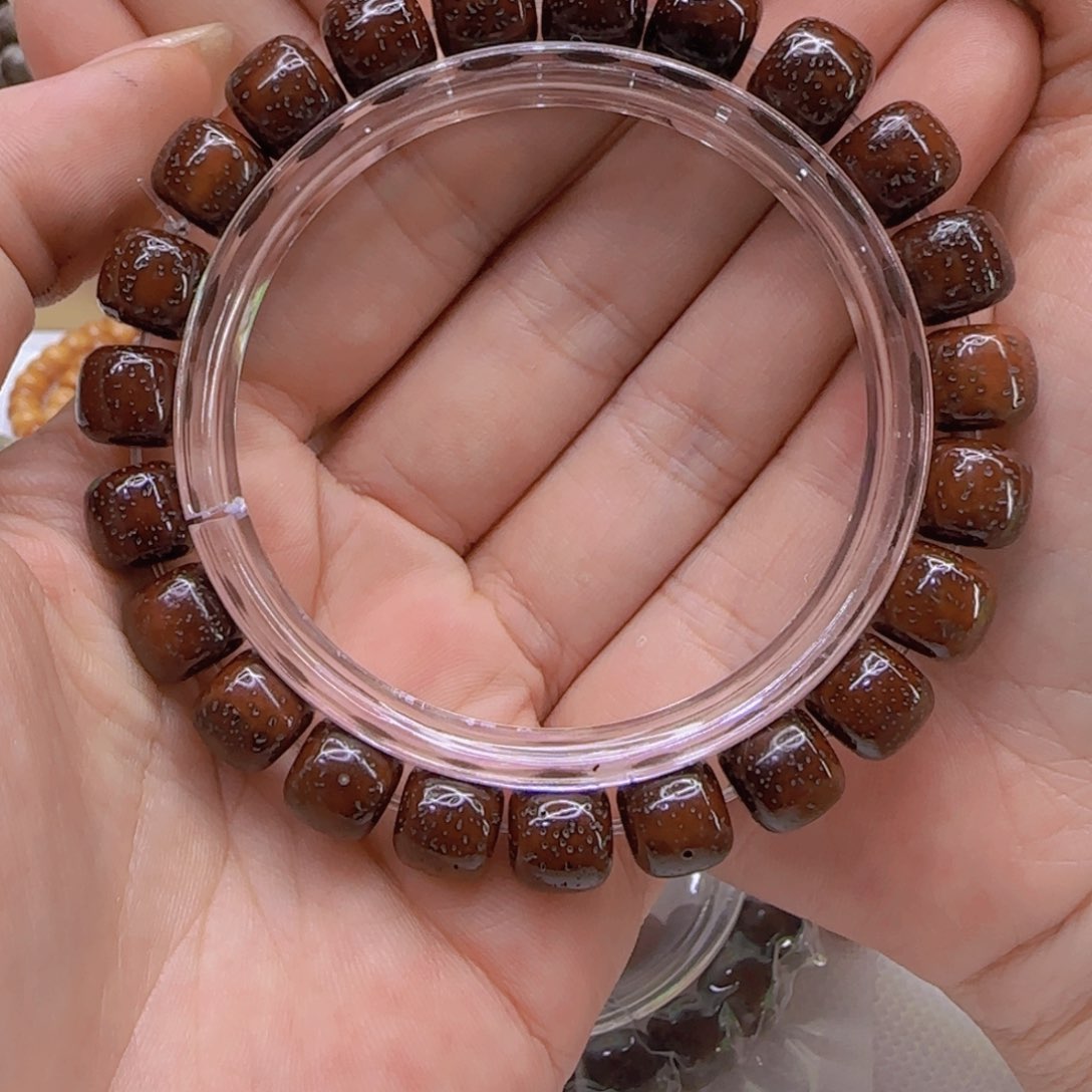 星月菩提手串68哈哈陈籽星月菩提1.0桶单圈