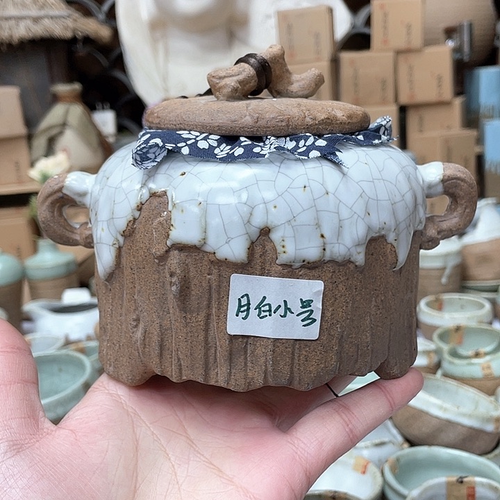 壶老段烧陶瓷茶器！