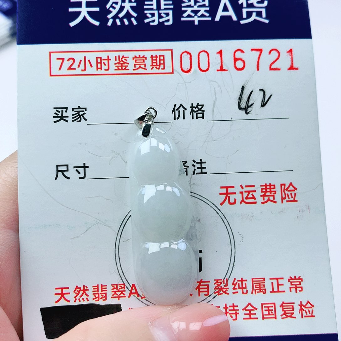 翡翠颈饰银S925镶嵌吊