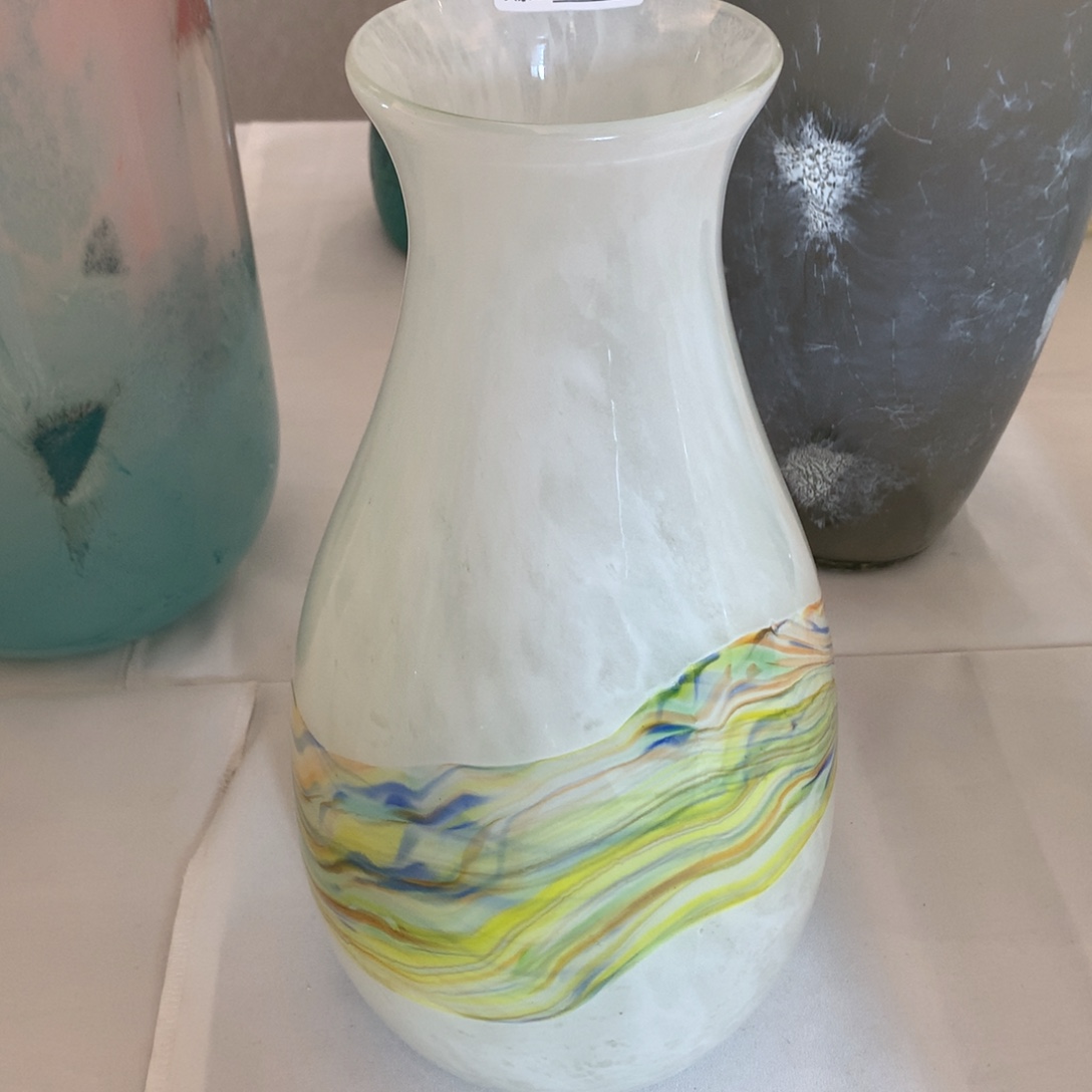 笑***放手工古法琉璃花器