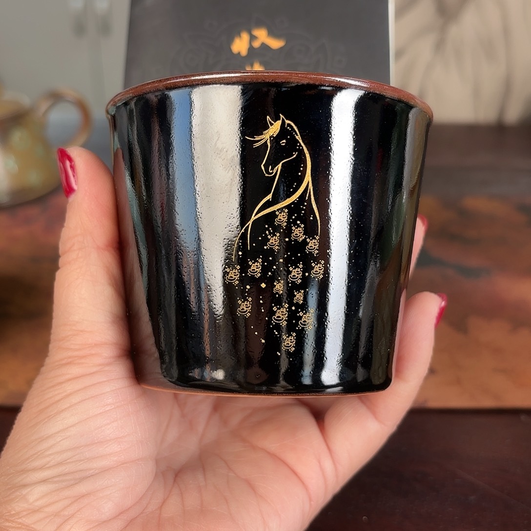 龙泉云间青瓷小米茶器