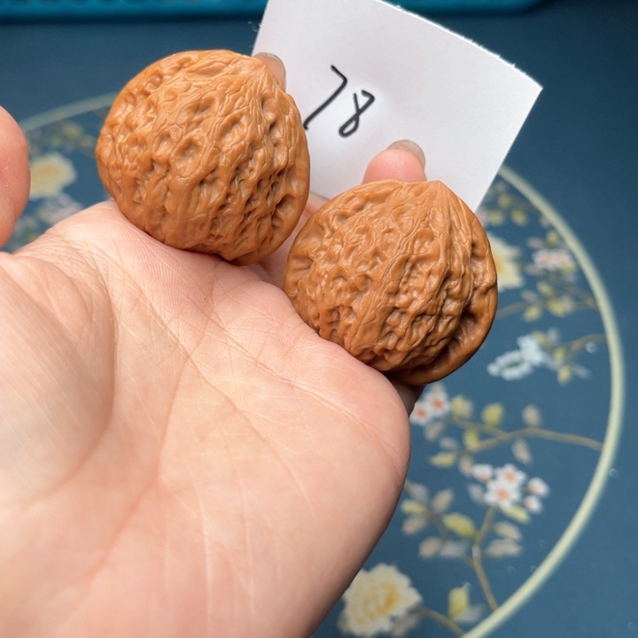 文玩核桃把件38铁锤