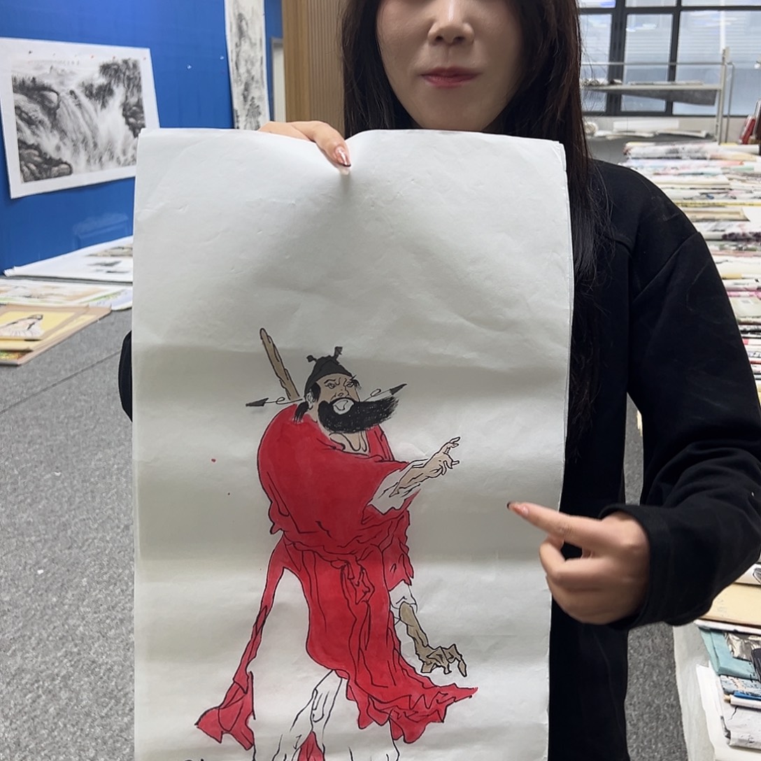 国画国画作品纯手工