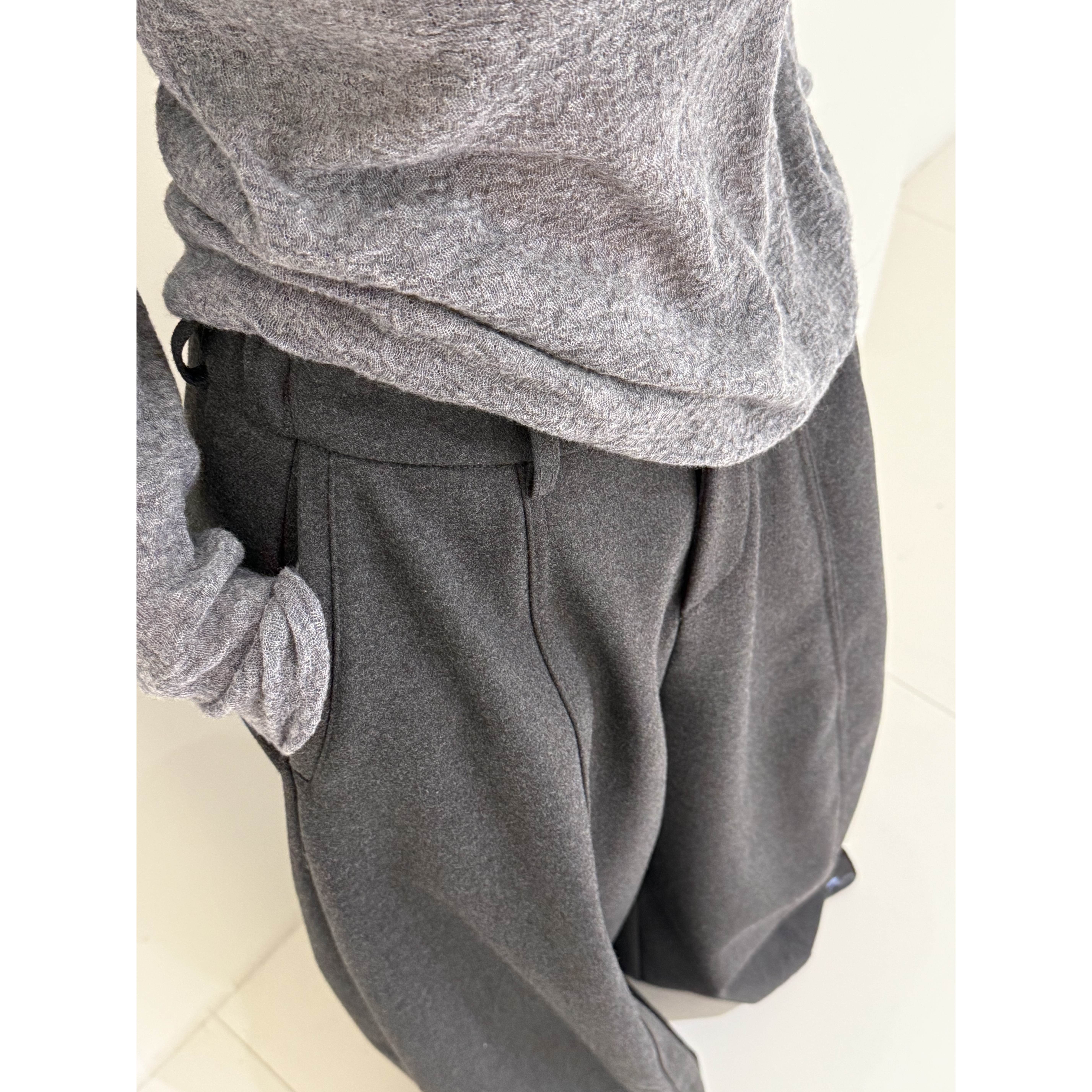 卢尚中分线调性气球裤1005769