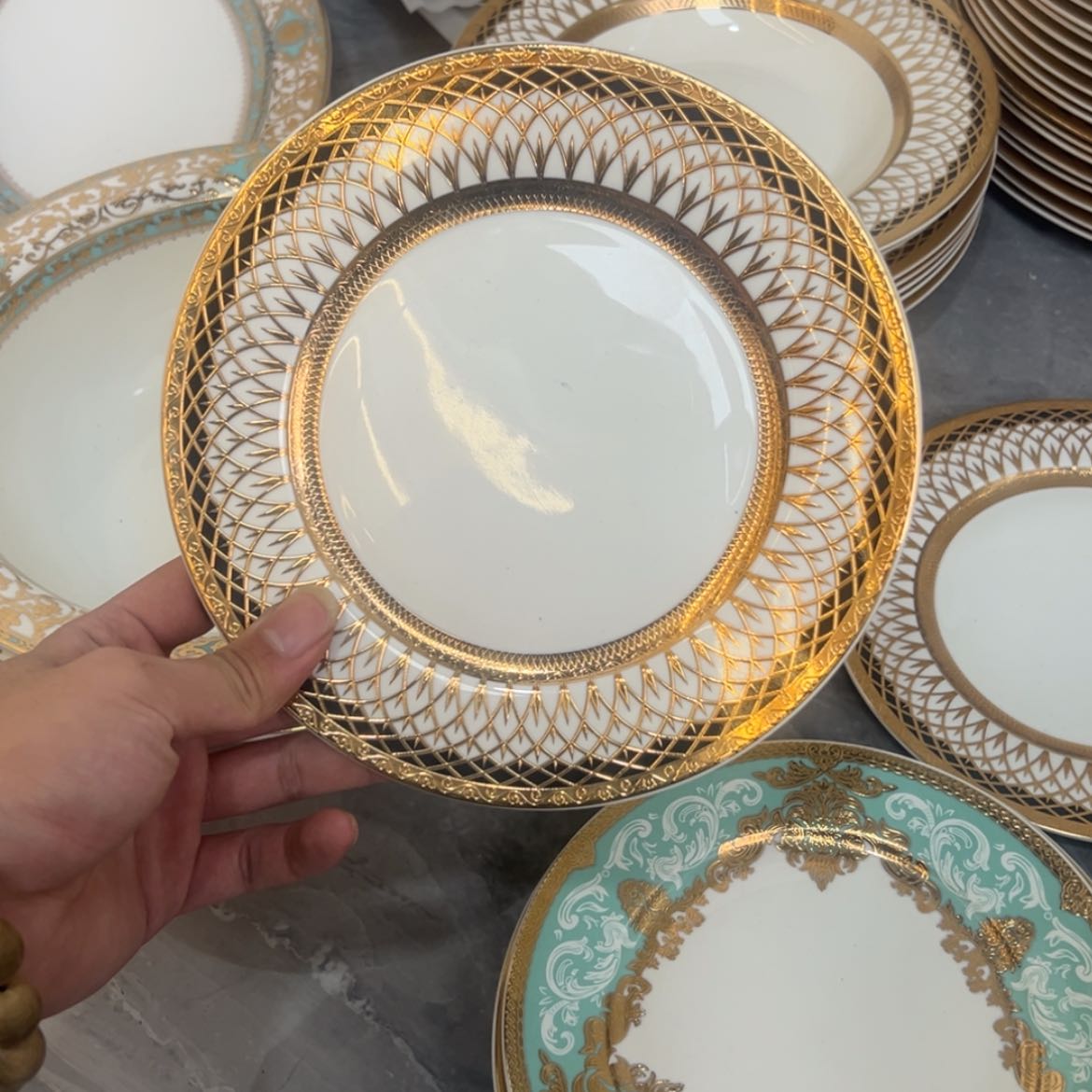 【闪购商品】瓷片7.5寸平盘两个一单福利价