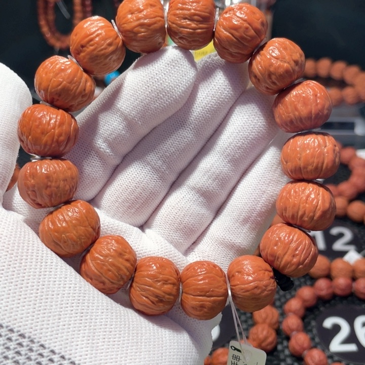 磨盘南瓜桩核桃手串1.8尺寸全品