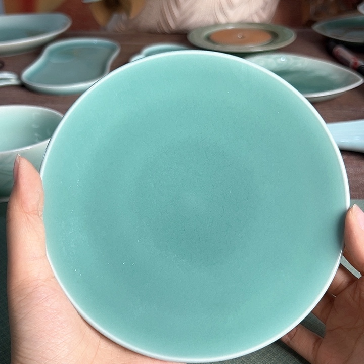 龙泉云间青瓷小米茶器