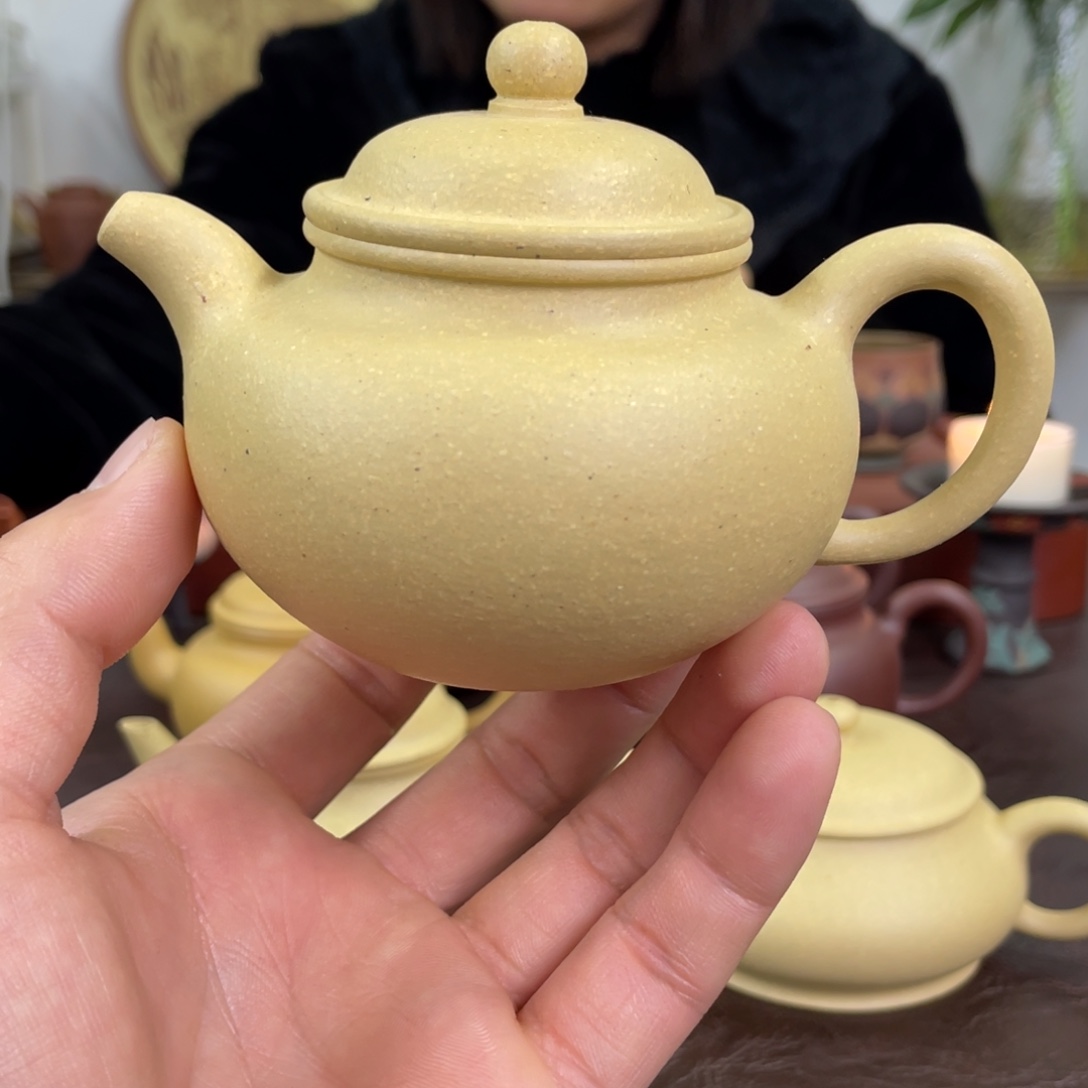 茶壶紫砂莲子本绿