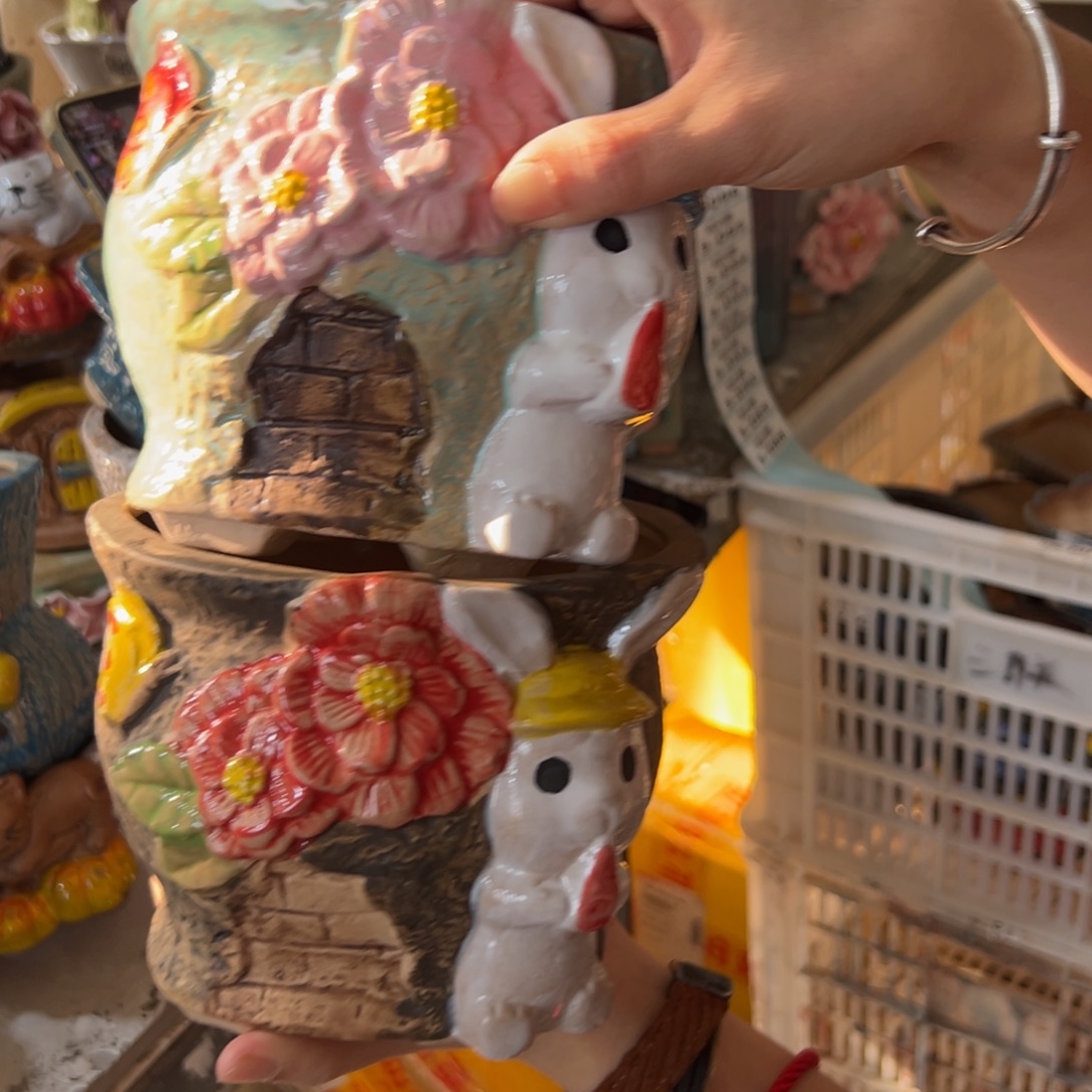 多肉花盆，满20发货爱退款拉黑