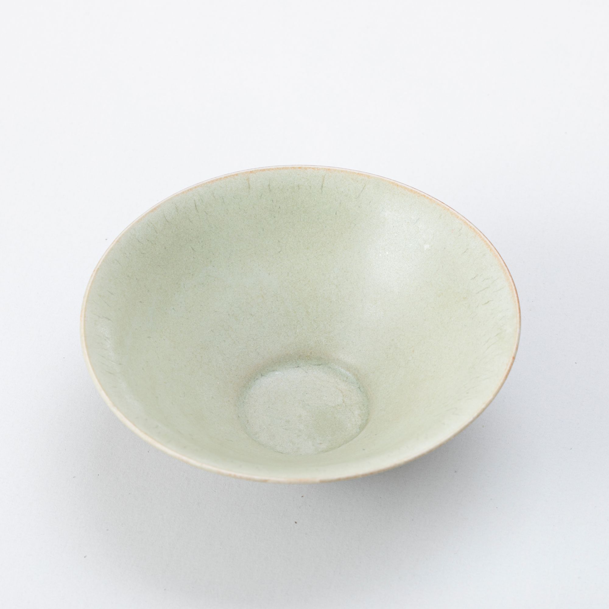 【拍卖】8、~明  耀州青釉斗笠盏