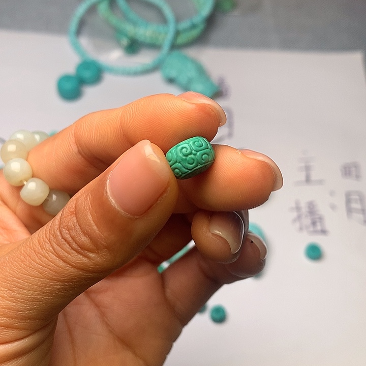 南红玛瑙合金珠宝半成品青**泽