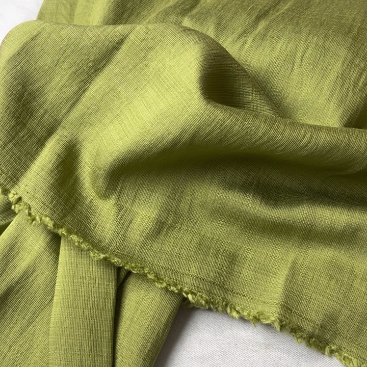 棉混纺苹果绿麻棉1.5米