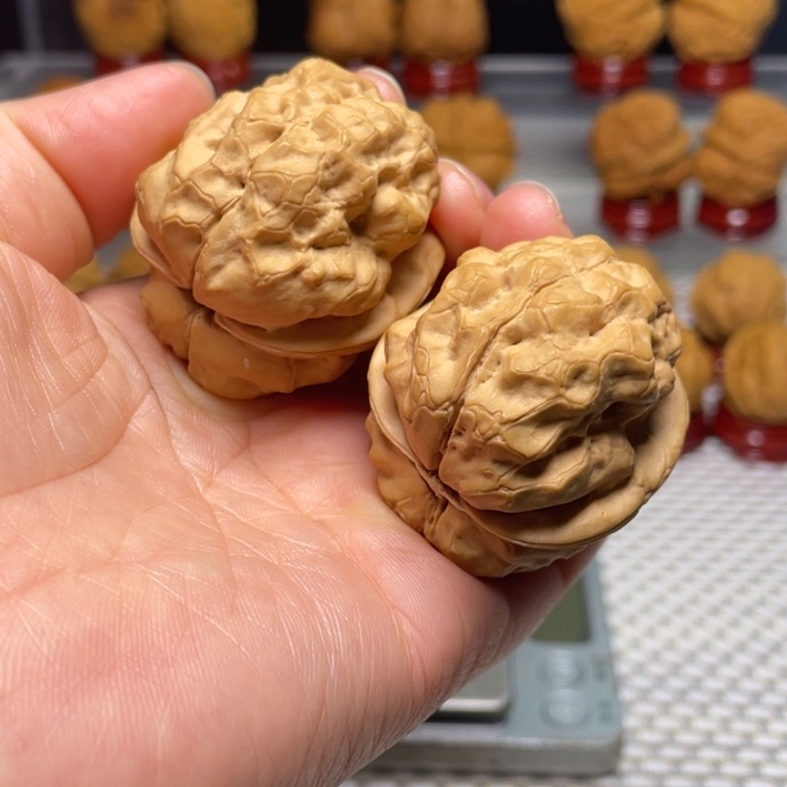 文玩核桃把件38金蟾疙瘩包