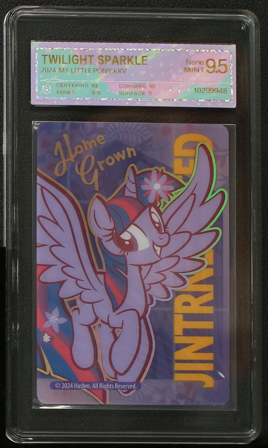 kkv紫悦13 评级卡牌一张