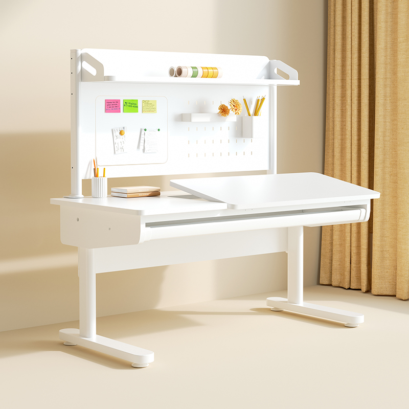智学库★倾斜款小白桌智几桌升降家用儿童学习桌写字桌